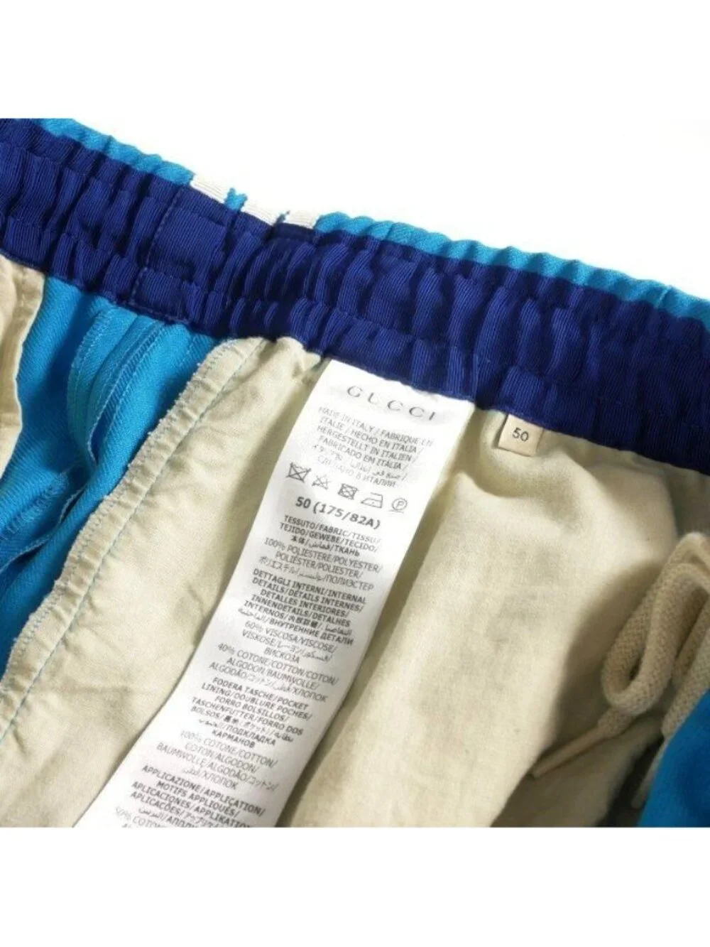Gucci Adidas Track Pants Jogger Blue 50